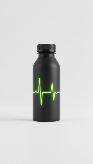 Functional Drink Bottle Matte Black